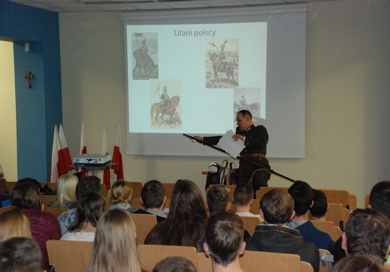 Wystąpienie Pawła Kochańskiego z IPN Oddział Poznań. Fot. J. Nazar