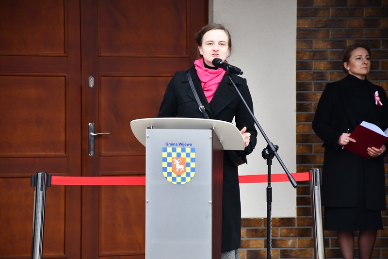 Anna Hekert IPN Oddział w Poznaniu. Fot. Urząd Gminy Wijewo