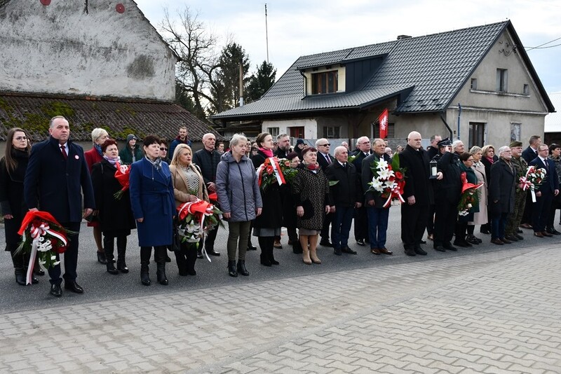 Odsłonięcie pomnika Powstańców Wielkopolskich. Fot. Urząd Gminy Wijewo